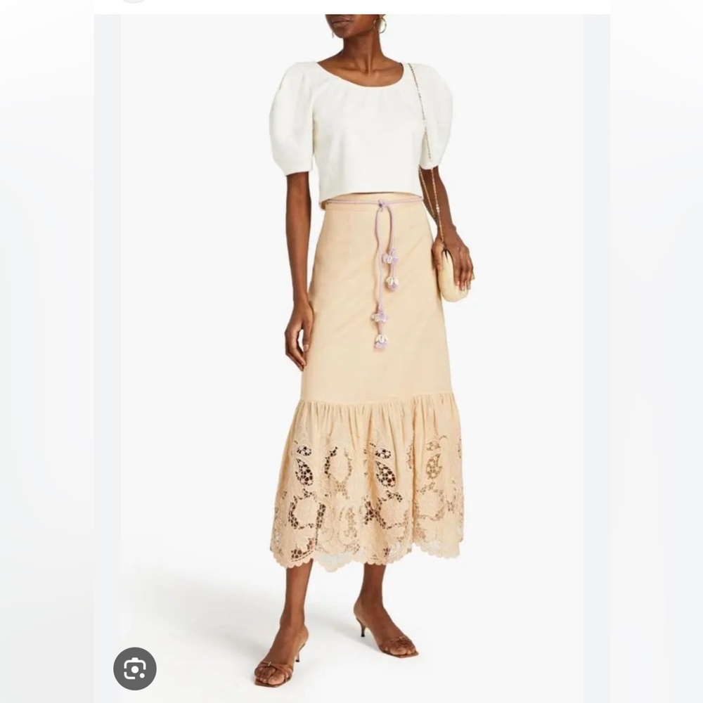 Zimmermann Brighton beige skirt